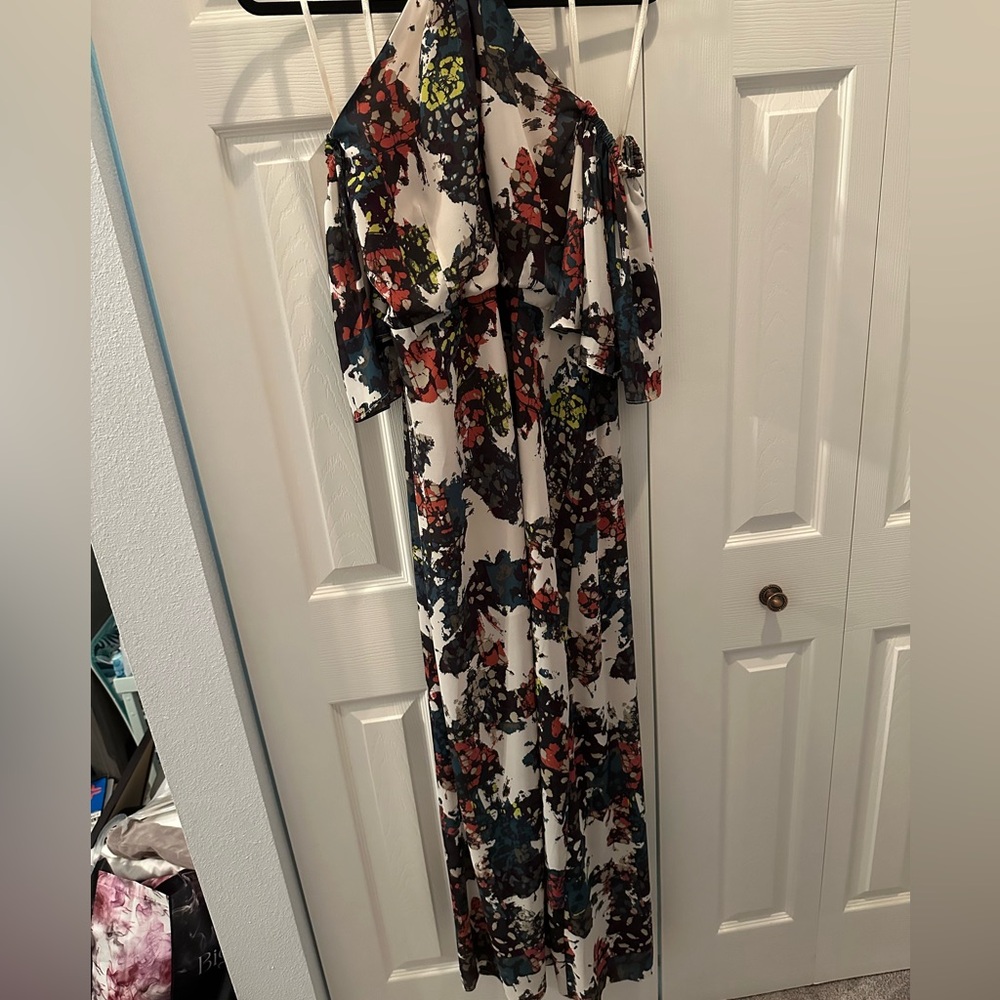 BCBGMaxAzria Multicolor Abstract Dress